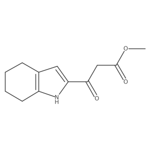 methyl 3-oxo-3-(4,5,6,7-tetrahydro-1H-indol-2-yl)propanoate Structure