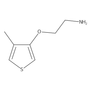 2-[(4-Methylthiophen-3-yl)oxy]ethan-1-amine结构式