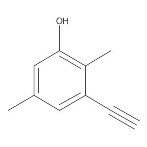 3-Ethynyl-2,5-dimethylphenol结构式