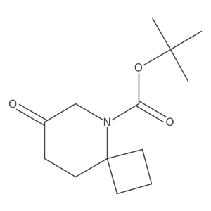 Tert-butyl 7-oxo-5-azaspiro[3.5]nonane-5-carboxylate结构式