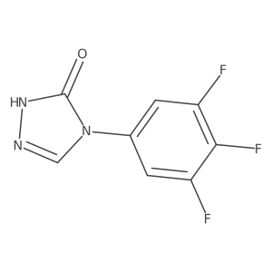 4-(3,4,5-Trifluorophenyl)-1H-1,2,4-triazol-5(4H)-one Structure