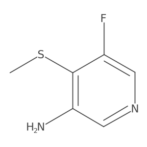 5-Fluoro-4-methylsulfanylpyridin-3-amine结构式