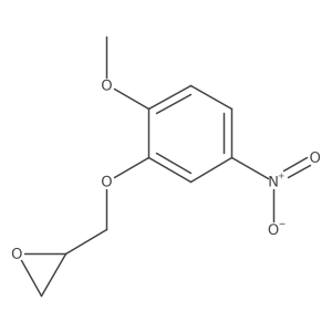2-[(2-Methoxy-5-nitrophenoxy)methyl]oxirane Structure