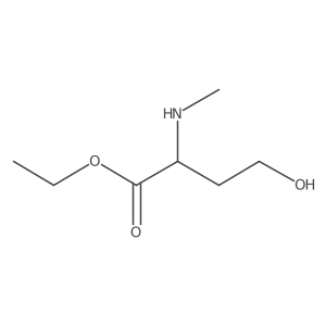 ethyl (2S)-4-hydroxy-2-(methylamino)butanoate Structure