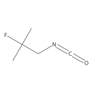 2-Fluoro-1-isocyanato-2-methylpropane Structure