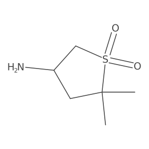 4-Amino-2,2-dimethyl-1lambda6-thiolane-1,1-dione结构式