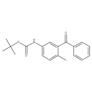 tert-butyl N-(3-benzoyl-4-methylphenyl)carbamate Structure