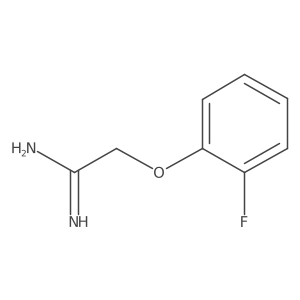 Ethanimidamide, 2-(2-fluorophenoxy)- Structure
