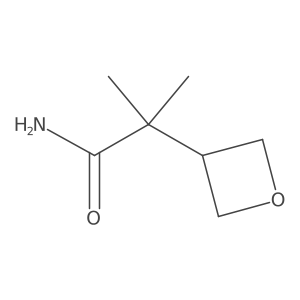 2-Methyl-2-(oxetan-3-yl)propanamide结构式