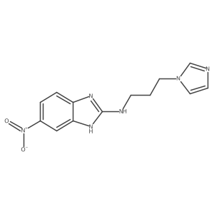 N-[3-(1H-Imidazol-1-yl)propyl]-6-nitro-1H-benzimidazol-2-amine Structure
