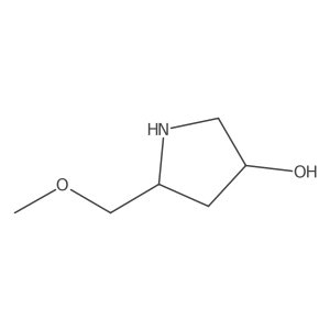 (3R,5S)-5-(Methoxymethyl)pyrrolidin-3-ol Structure