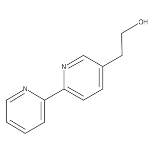 2-([2,2'-Bipyridin]-5-yl)ethanol结构式