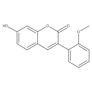 7-Hydroxy-3-(2-methoxyphenyl)coumarin Structure