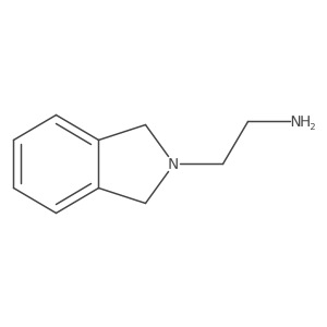 2-(2,3-dihydro-1H-isoindol-2-yl)ethan-1-amine结构式