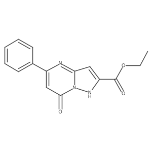7-Oxo-5-phenyl-4,7-dihydro-pyrazolo[1,5-a]pyrimidine-2-carboxylic acid ethyl ester Structure