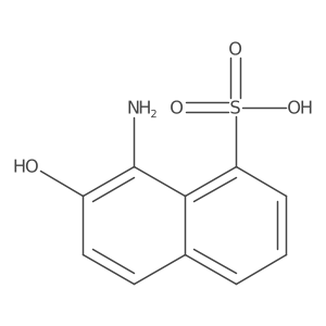 8-Amino-7-hydroxy-1-naphthalenesulfonic acid结构式