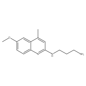 N-(6-methoxy-4-methyl-2-quinolinyl)-1,3-propanediamine结构式