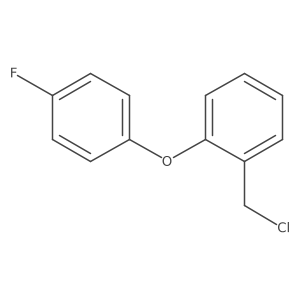 2-(4-Fluorophenoxy)benzyl chloride结构式