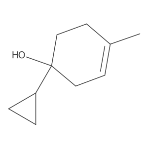 3-Cyclohexen-1-ol, 1-cyclopropyl-4-methyl-, (S)- Structure