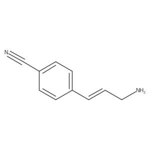 4-(3-Aminoprop-1-en-1-yl)benzonitrile结构式