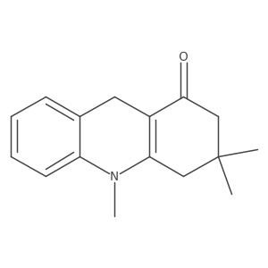 3,4,9,10-Tetrahydro-3,3,10-trimethyl-1(2H)-acridinone结构式