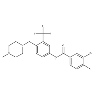 3-Bromo-4-methyl-N-[4-(4-methyl-piperazin-1-ylmethyl)-3-trifluoromethyl-phenyl]-benzamide Structure