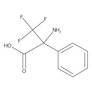 (2S)-2-Amino-3,3,3-trifluoro-2-phenylpropanoic acid Structure