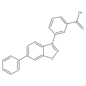 3-(6-Phenyl-1,2-benzisoxazol-3-yl)benzoic acid Structure