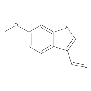 6-Methoxybenzo[b]thiophene-3-carbaldehyde Structure