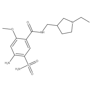 Benzamide, 4-amino-5-(aminosulfonyl)-N-[(1-ethyl Structure