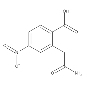2-Carboxy-5-nitrobenzeneacetamide Structure