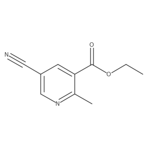Ethyl 5-cyano-2-methylnicotinate Structure
