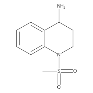 1-methylsulfonyl-3,4-dihydro-2H-quinolin-4-amine Structure