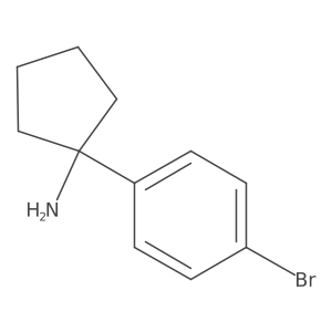 1-(4-Bromophenyl)cyclopentanamine Structure
