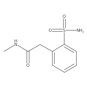 N-methyl-2-(2-sulfamoylphenyl)acetamide Structure