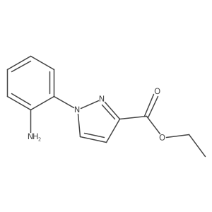 ethyl 1-(2-aminophenyl)-1H-pyrazole-3-carboxylate Structure