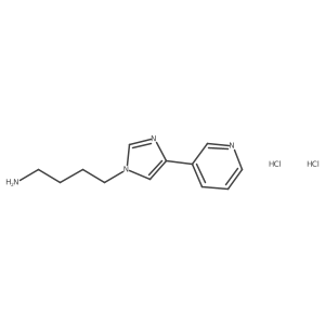 4-(4-(Pyridin-3-yl)-1H-imidazol-1-yl)butan-1-aminedihydrochloride Structure