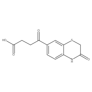 3,4-Dihydro-I(3),3-dioxo-2H-1,4-benzothiazine-7-butanoic acid结构式