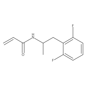 N-[1-(2,6-difluorophenyl)propan-2-yl]prop-2-enamide Structure