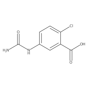 5-(Carbamoylamino)-2-chlorobenzoic acid Structure
