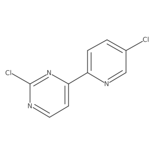2-Chloro-4-(5-chloro-2-pyridinyl)pyrimidine Structure