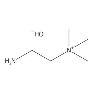 2-Amino-N,N,N-trimethylethan-1-aminium hydroxide Structure
