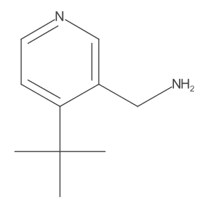 (4-Tert-butylpyridin-3-yl)methanamine结构式