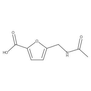 5-(Acetamidomethyl)furan-2-carboxylic acid Structure