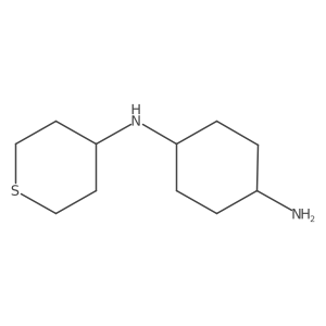 N1-(tetrahydro-2H-thiopyran-4-yl)cyclohexane-1,4-diamine Structure