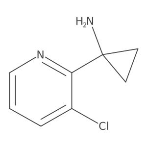 1-(3-Chloropyridin-2-yl)cyclopropan-1-amine结构式