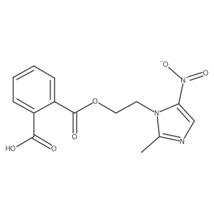 1-[2-(2-Methyl-5-nitro-1H-imidazol-1-yl)ethyl] 1,2-benzenedicarboxylate结构式
