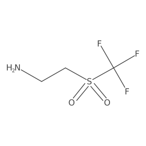 2-Trifluoromethanesulfonylethan-1-amine Structure