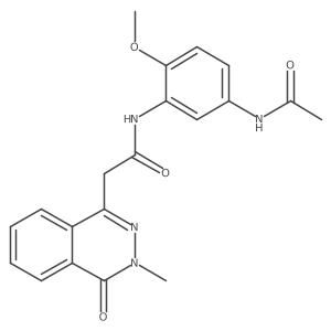 COc1ccc(NC(C)=O)cc1NC(=O)Cc1nn(C)c(=O)c2ccccc12结构式