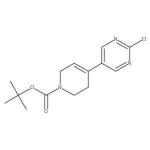 tert-butyl 4-(2-chloropyrimidin-5-yl)-3,6-dihydropyridine-1(2H)-carboxylate Structure